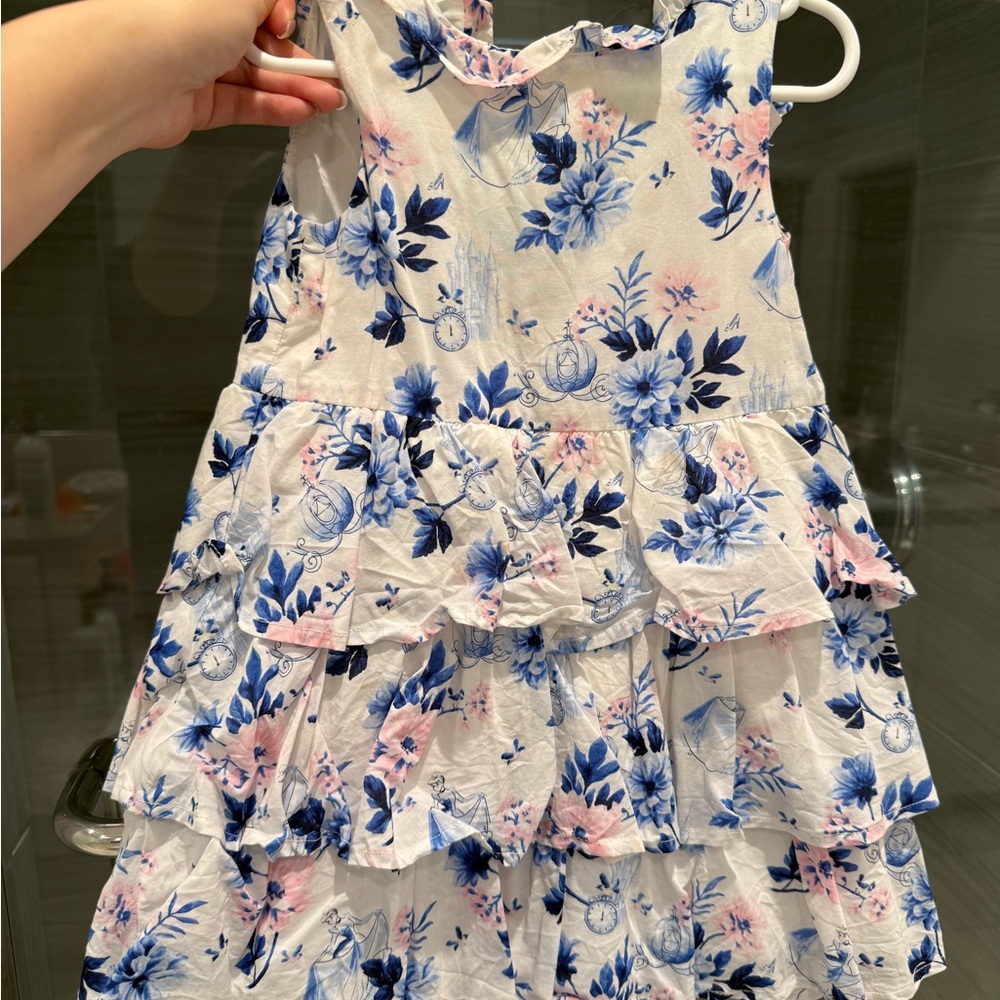 Janie and Jack Floral Dress with Ruffles